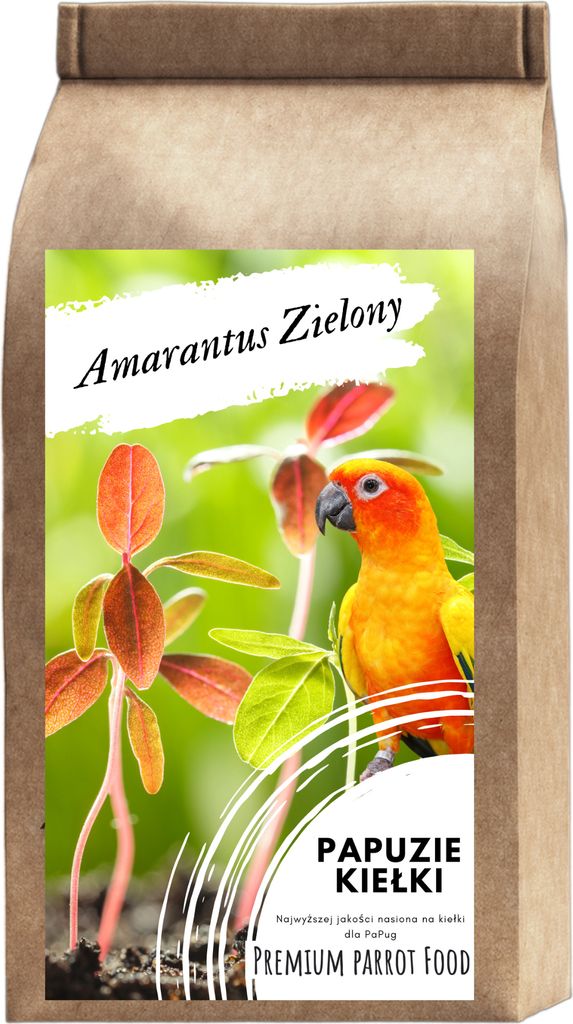 Premium Papageienfutter | Grüner Amaranth | Samen zum Keimen | für Papageien 50g