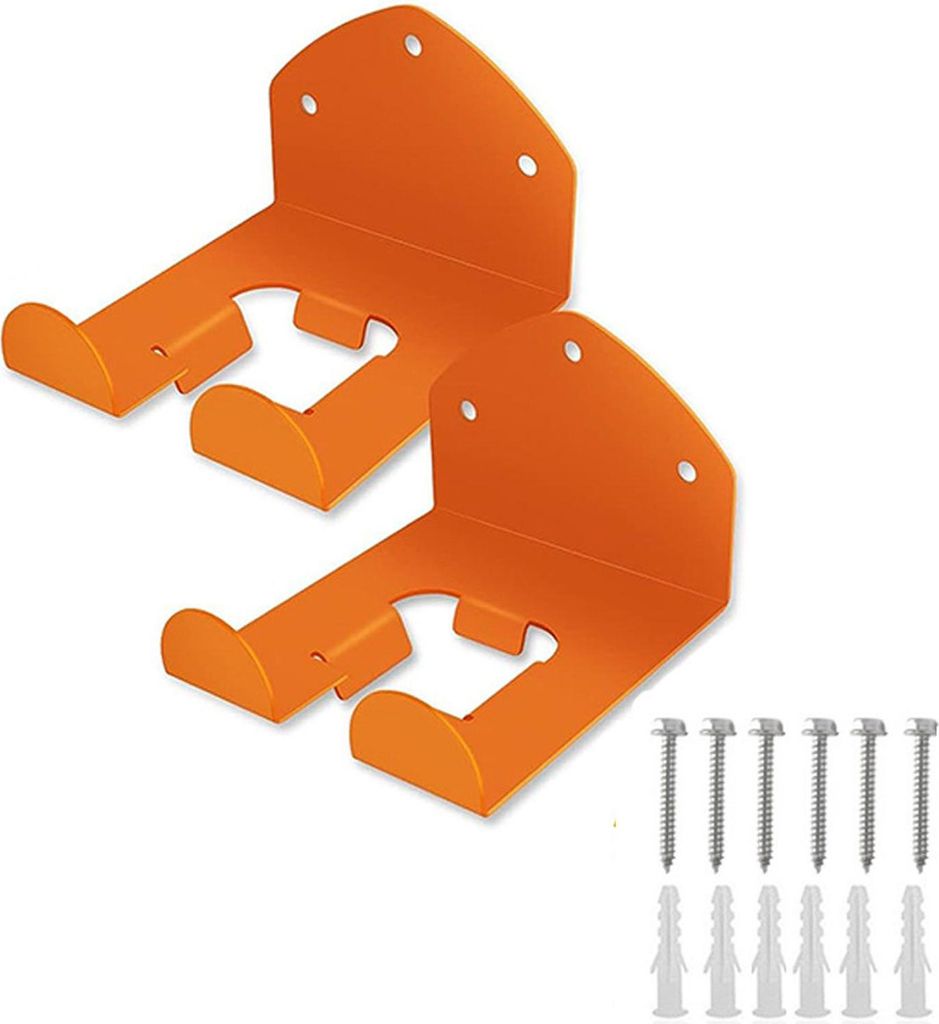 2Pcs Power Tool Hanger Garage Wall Mount Grass Hedge Trimmer Rack Heavy Duty Hooks Garden Tools Garage Veranstalter mit Schrauben