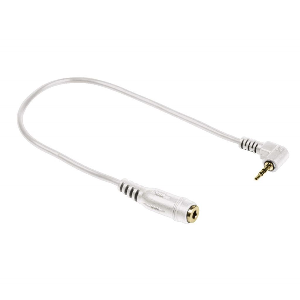 Hama Jack Adapter, 2,5 mm Klinkenstecker - 3,5 mm Klinkenbuchse, Stereoanlage, weiß