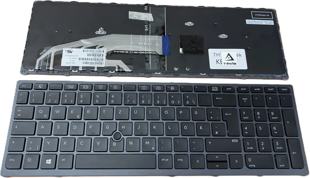 Clavier avec éclairage LED pour automate industriel et terminal