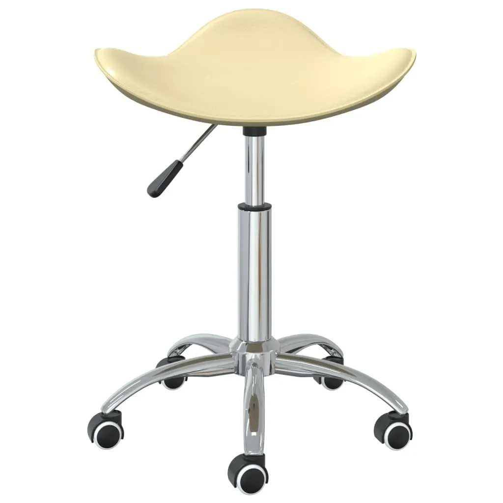Sedia da Pranzo Girevole SYFAX™ Crema: Eleganza in Pelle Finta Moderna