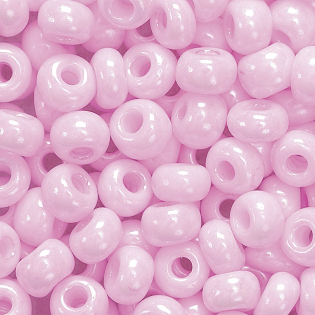 Rocailles 5 mm zartrosa VE=5x35g