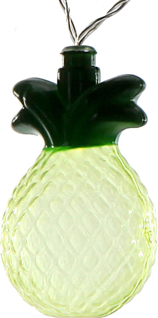 LED 10er Lichterkette Ananas Batteriebetrieb Obst gesamte Produktbild 
