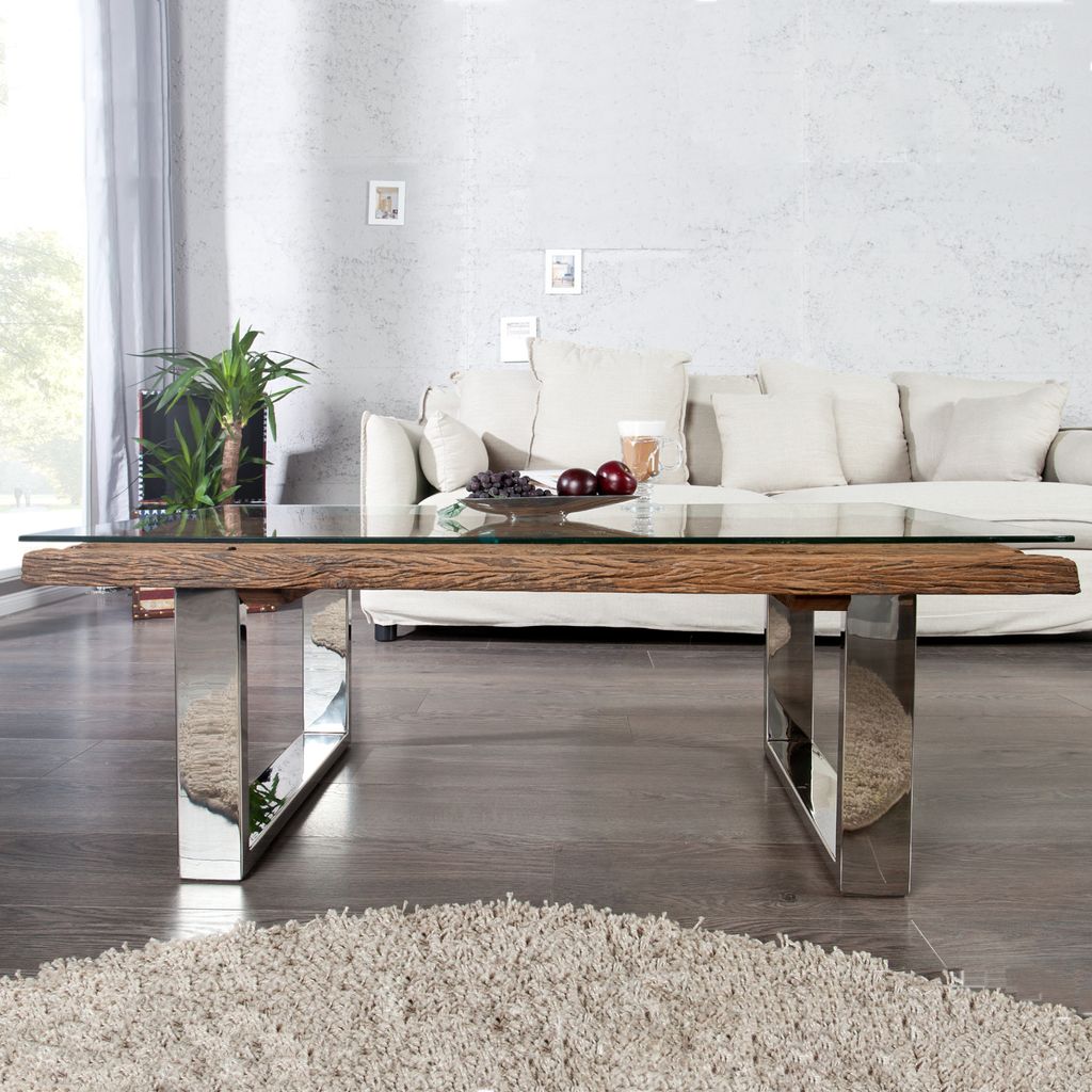 riess-ambiente Eindrucksvoller Couchtisch BARRACUDA 110cm Produktbild