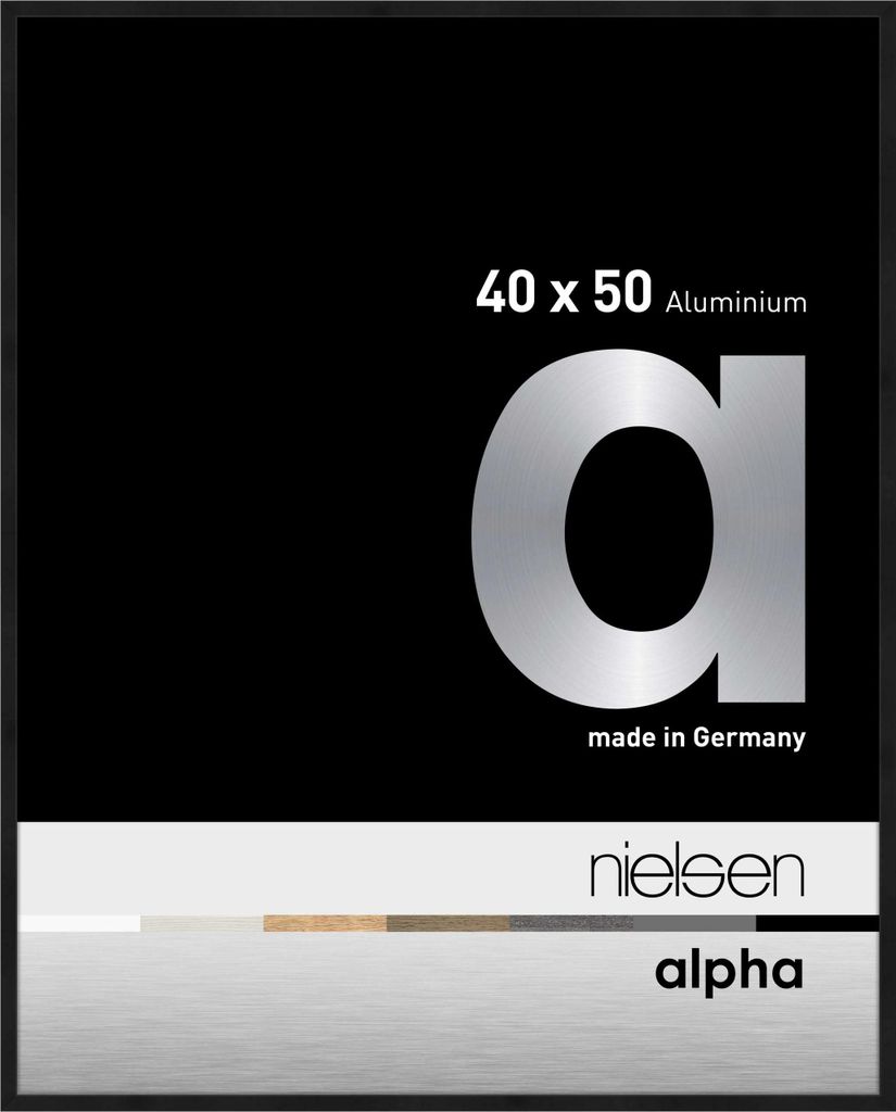 Hliníkový obrazový rám Nielsen Alpha 40x50 cm eloxovaný Obrázok produktu 