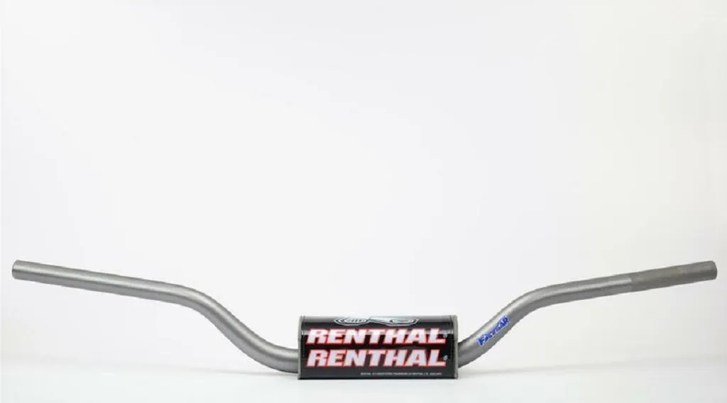Guidon Renthal Fatbar 673 Trials 100 Ultra-Léger de 28.6mm Noir Anodisé