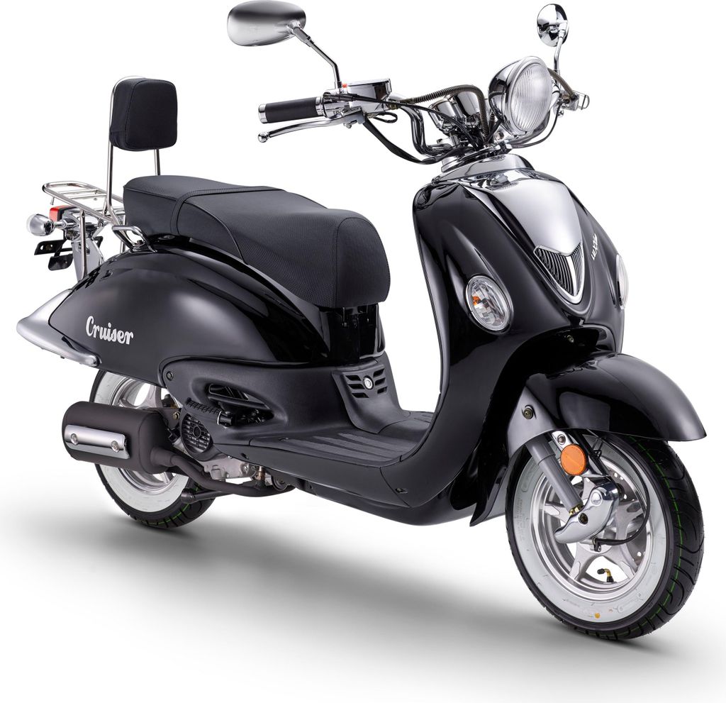 LuXXon Motorroller Cruiser - Retro City Roller Vintage mit Produktbild 