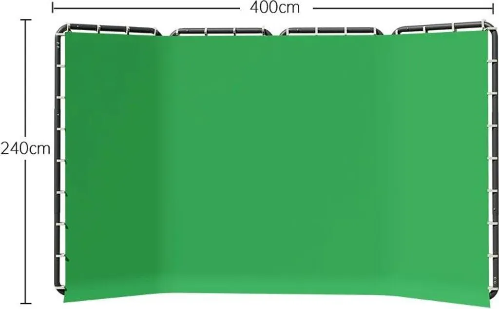 Cadre de Fond Pliable SH-BJQ-2440 - Support de Studio en Acier Durable
