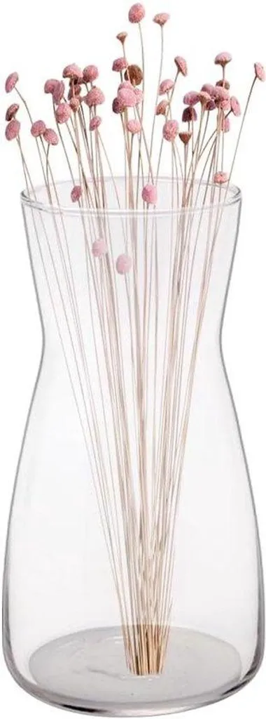 Vase en verre brillant de 20 cm pour bouquets - Design Moderne LUNA
