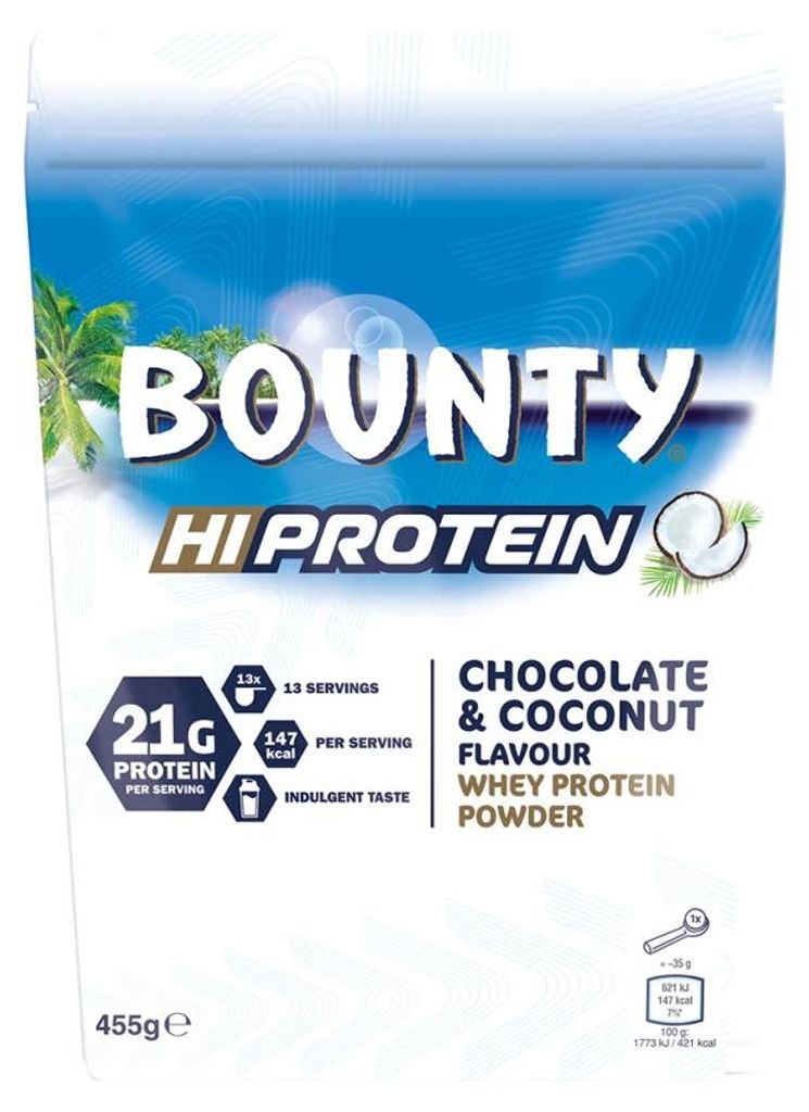 Mars Bounty HiProtein Powder 455 g bounty (chocolate-coconut) / Whey Protein / Leckeres Molkenprotein mit dem unverwechselbaren Geschmack der Bount...