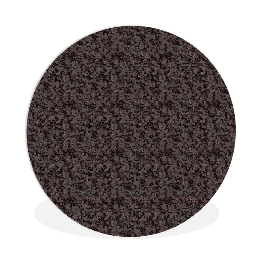 MuchoWow Rundes Wandbild - Runde Bilder Stein - Muster - Granit Ø 90 cm Kreis Wanddekoration Kunststoff - Wandkreis - Wandschmuck - Wand-Kreis -...