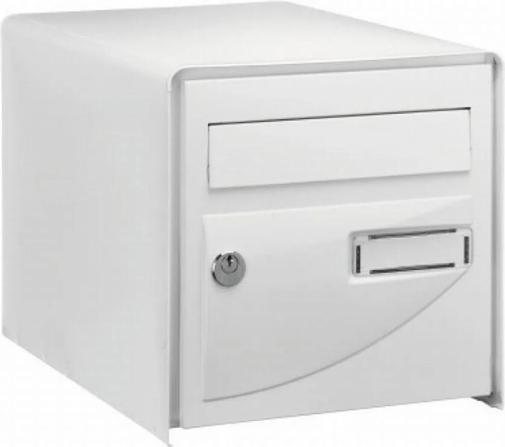 Boite aux lettres double face pour muret DECAYEUX Probat Blanche 125981