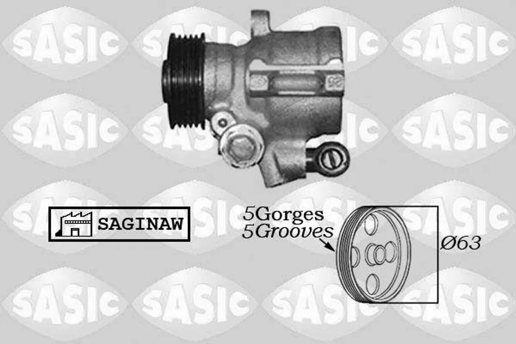 Supprimer bruits et fuites direction : Pompe hydraulique SASIC 7076047