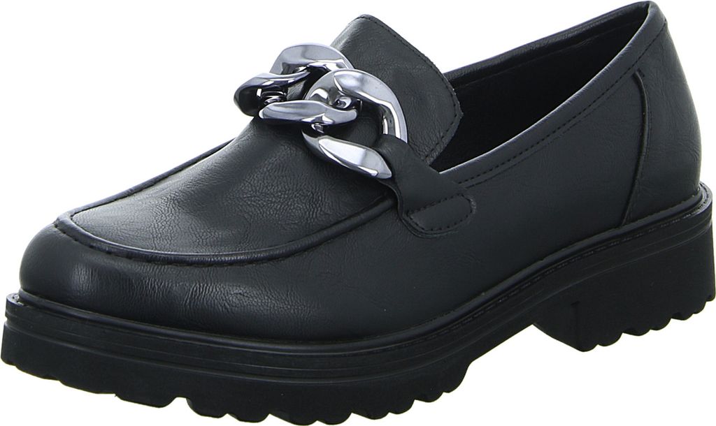 Slipper/Kletthalbschuh bis 25mm Absatz B1627002-BK