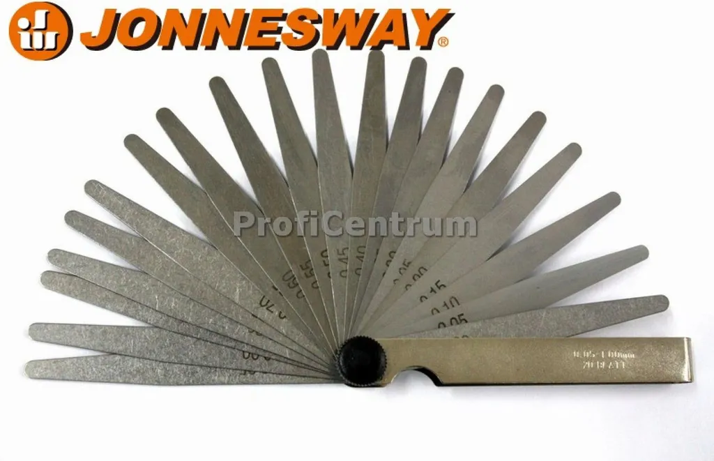 Jauge de Coin Jonnesway 0.05-1mm en Acier Trempé Haute Résistance 20F
