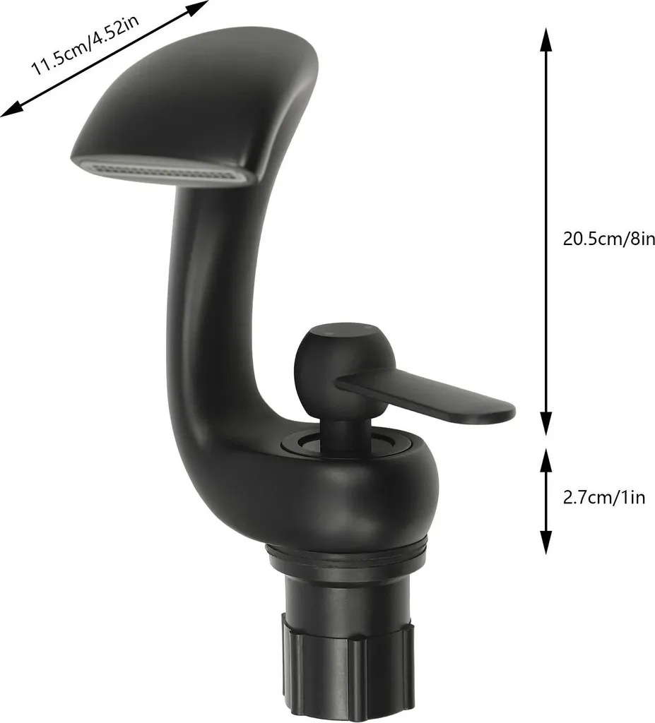Rubinetto per lavabo a cascata da bagno, miscelatore monocomando per lavabo