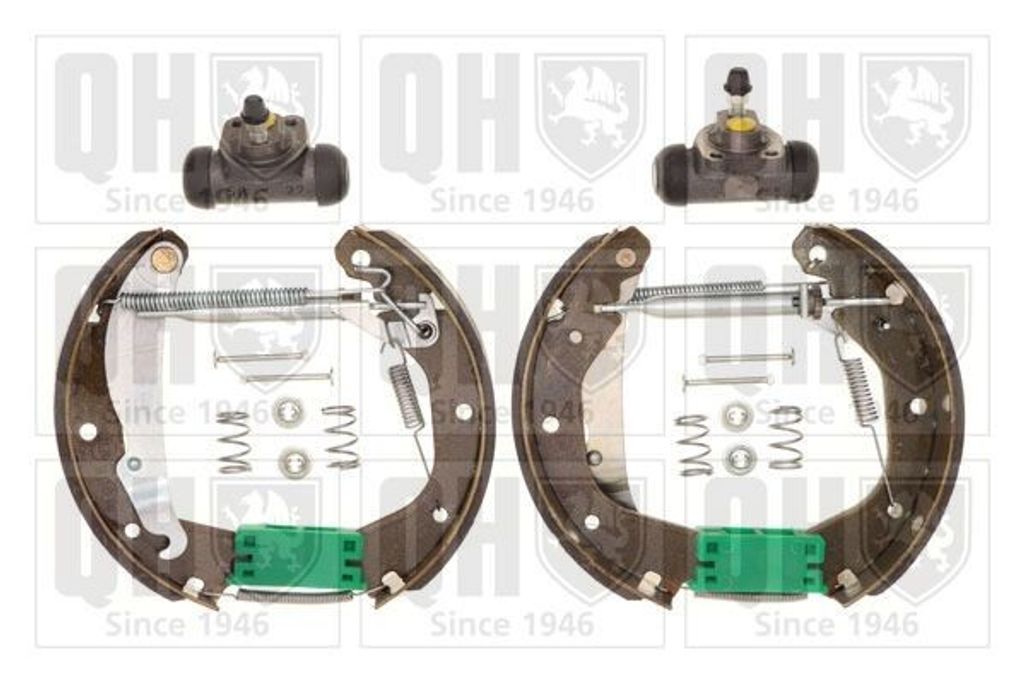 QUINTON HAZELL Bremsbackensatz Trommelbremse Hinten für OPEL Kadett E CC (T85) 200mm BS685K1