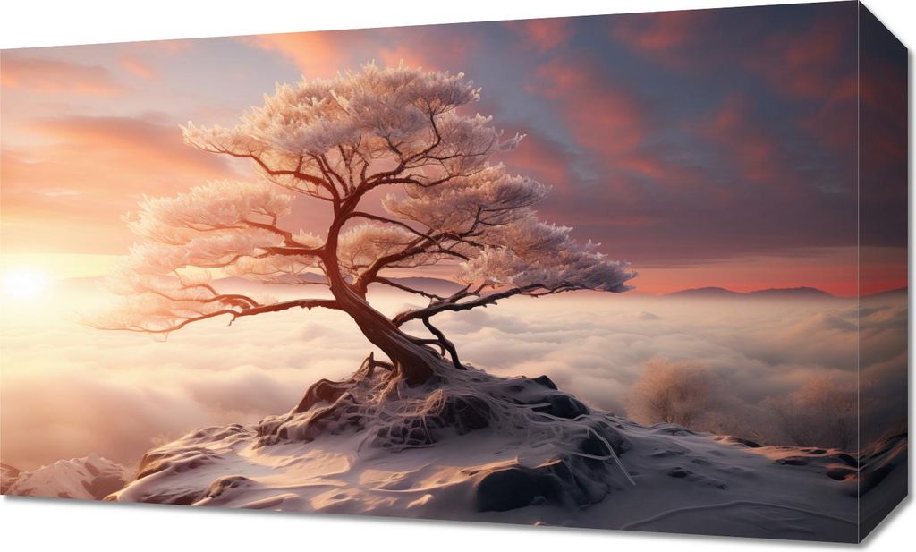 Bild 50x30cm Winter-Odyssee