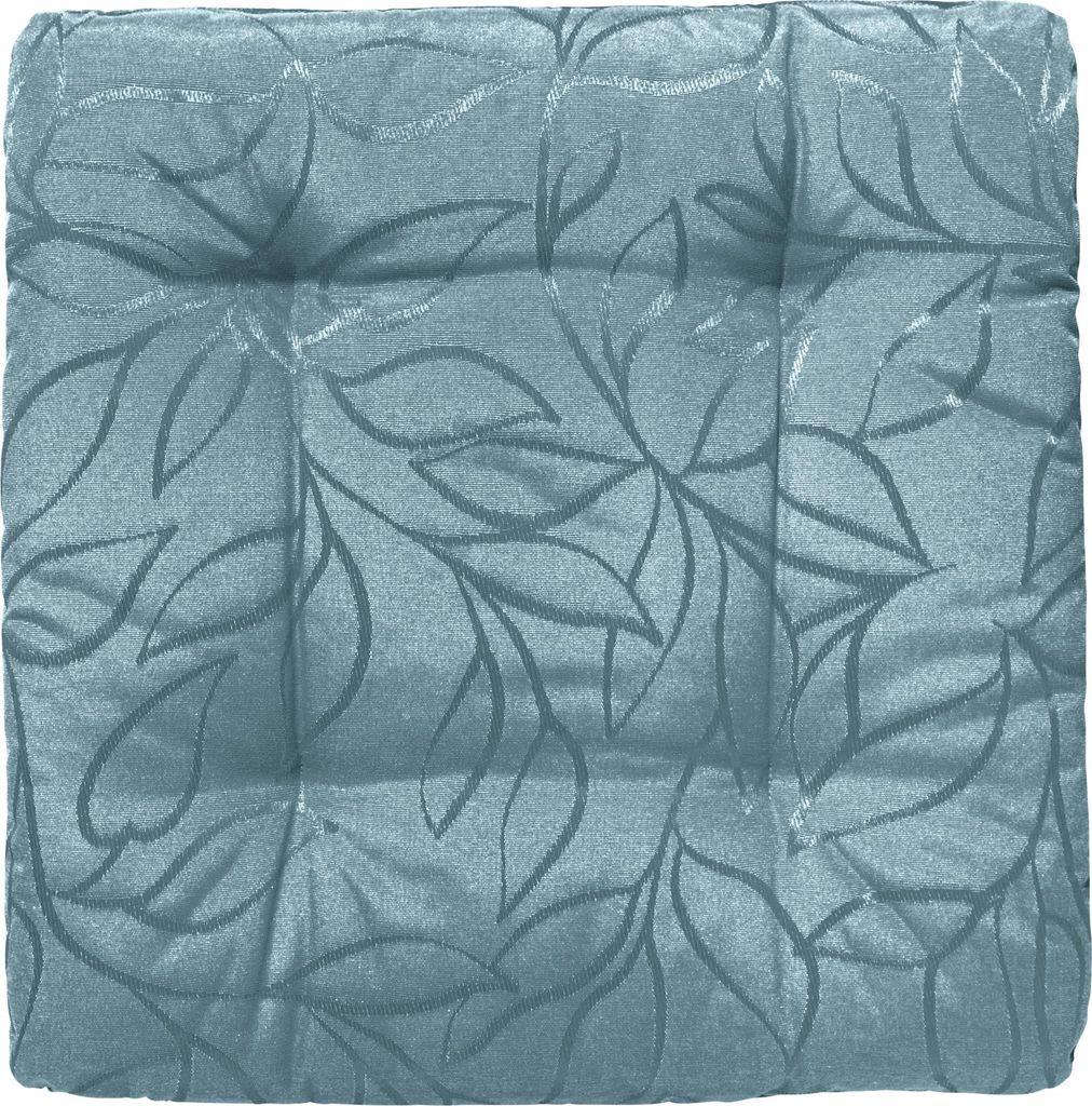 Erwin Müller Outdoor-Stuhlkissen Terrassa" eisblau 40x40x4 cm"