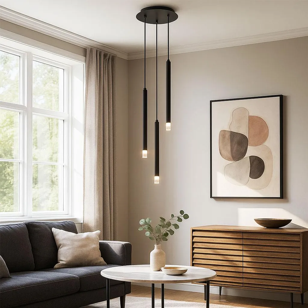 Suspension design multicolore BLAKE pour un éclairage de salon chic