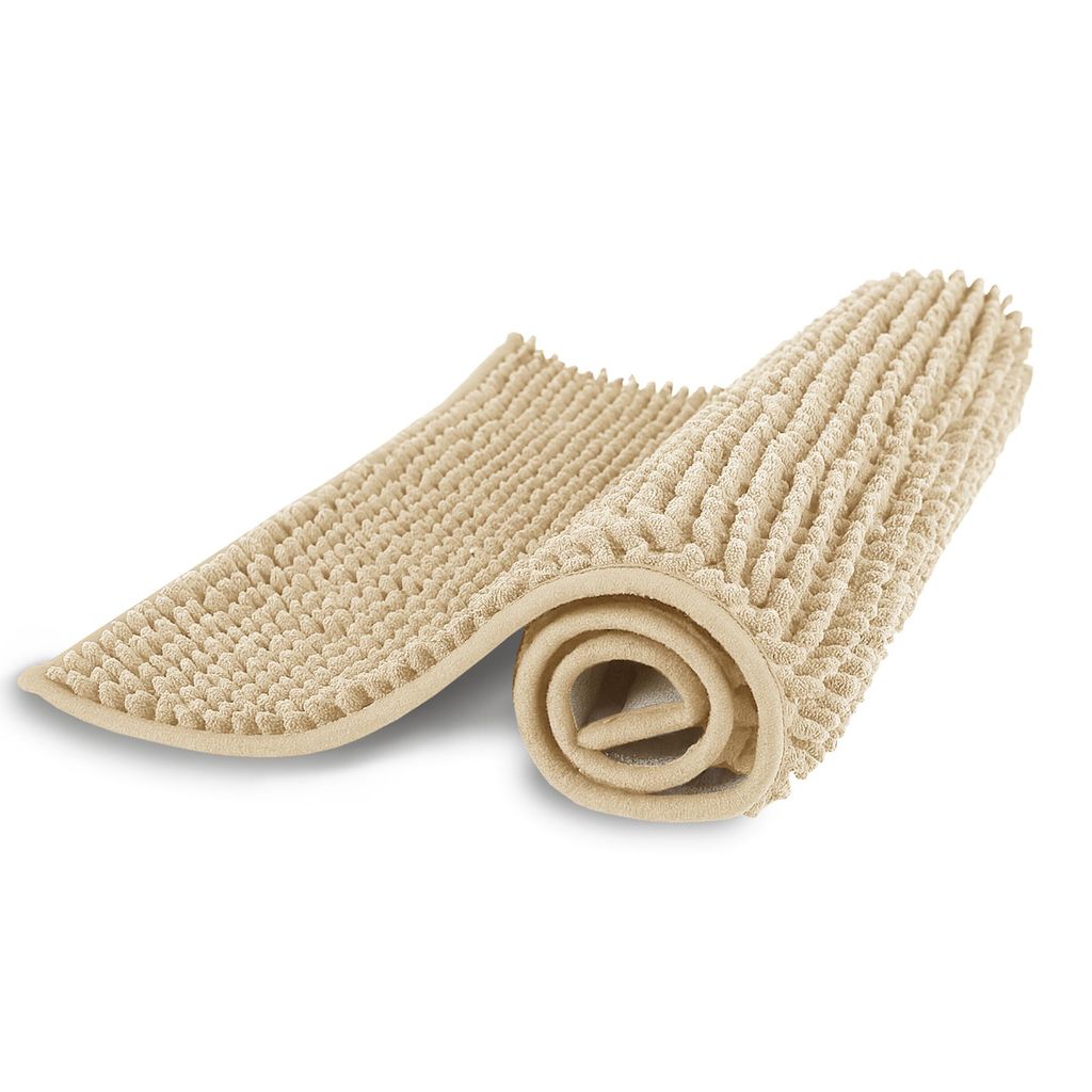 Tapis de bain chenille 60x90cm sable Image du produit 
