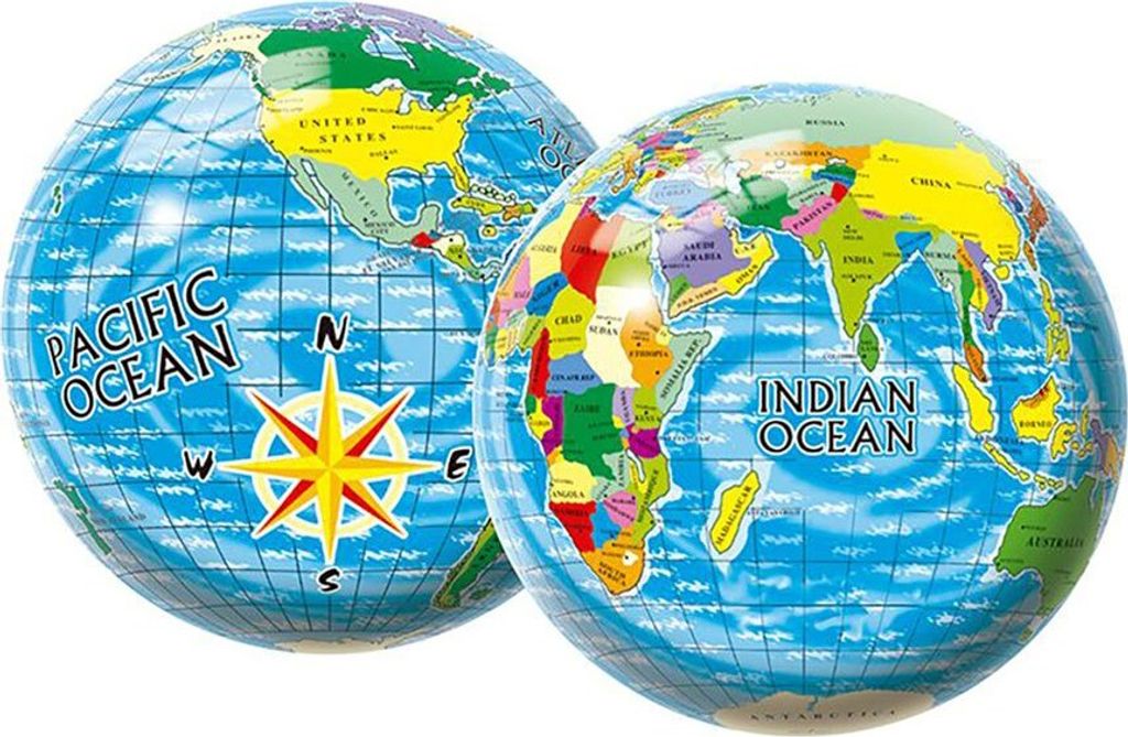 Sport One World 23 Cm Ball Mehrfarbig  Mehrfarbig One Size Produktbild 