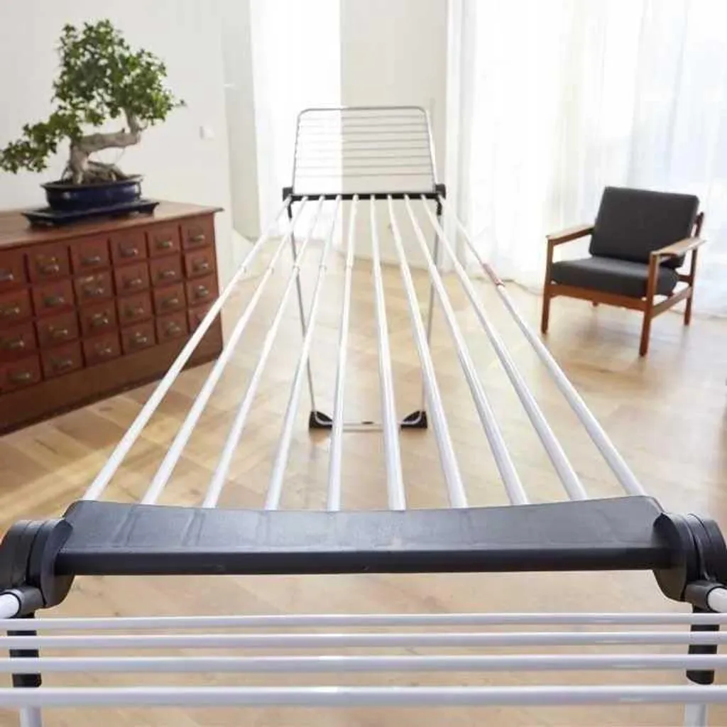Vileda Infinity Flex Étendoir à Linge Extensible Grande Capacité 30m - 9