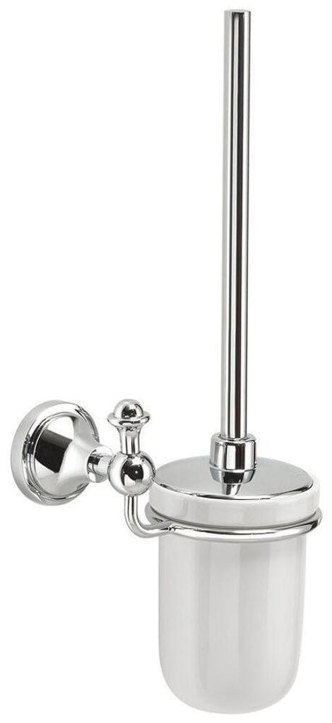 Gedy NEVIS toiletborstel, hangend, keramiek, chroom Productafbeelding 
