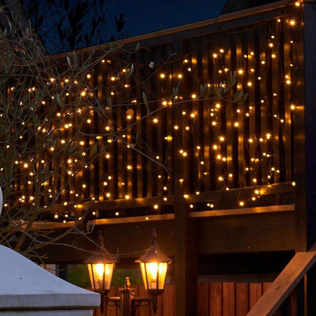 Sirius Top-Line System Lichtvorhang Starter Set 100 LED 1,1x1m außen
