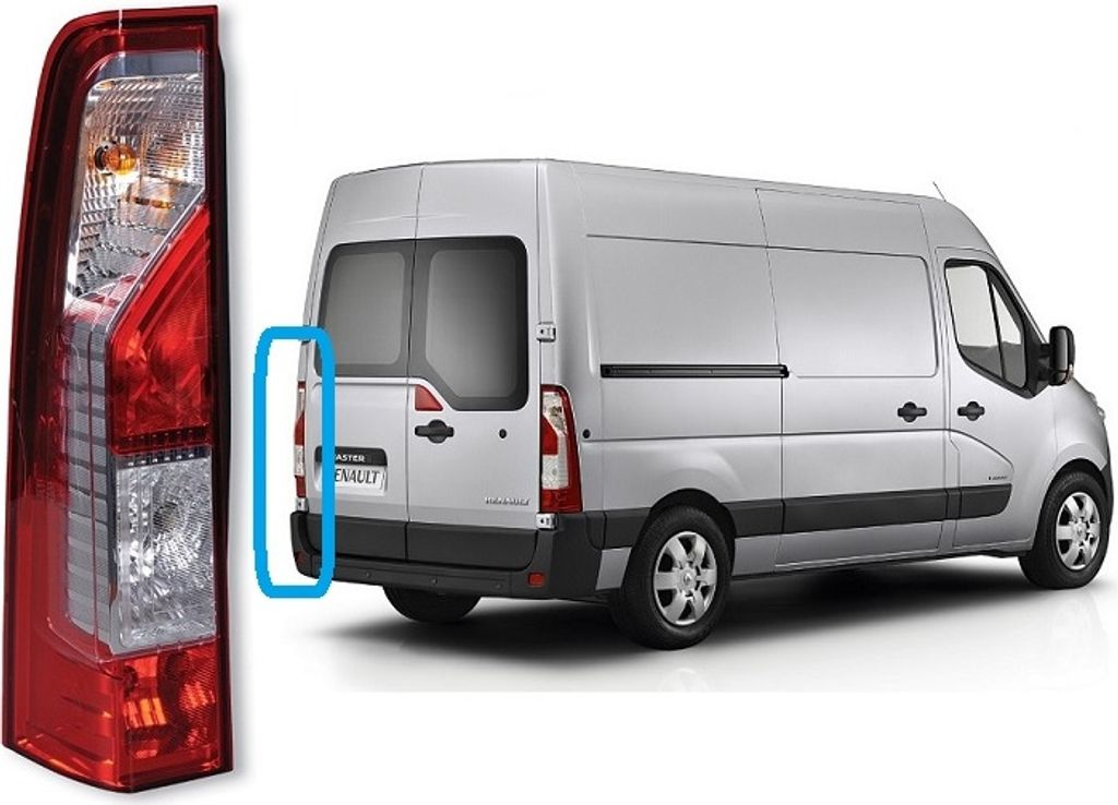 Feu arrière gauche Renault Master, Opel Movano | 4419378 Image du produit 