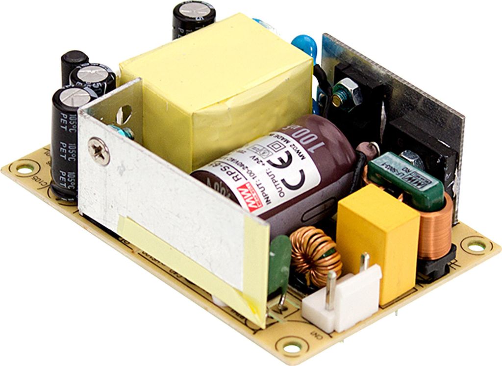 MEANWELL RPS-65-7.5 - Medizinisches Netzteil, single output, offen - 60W 7,5V/8A