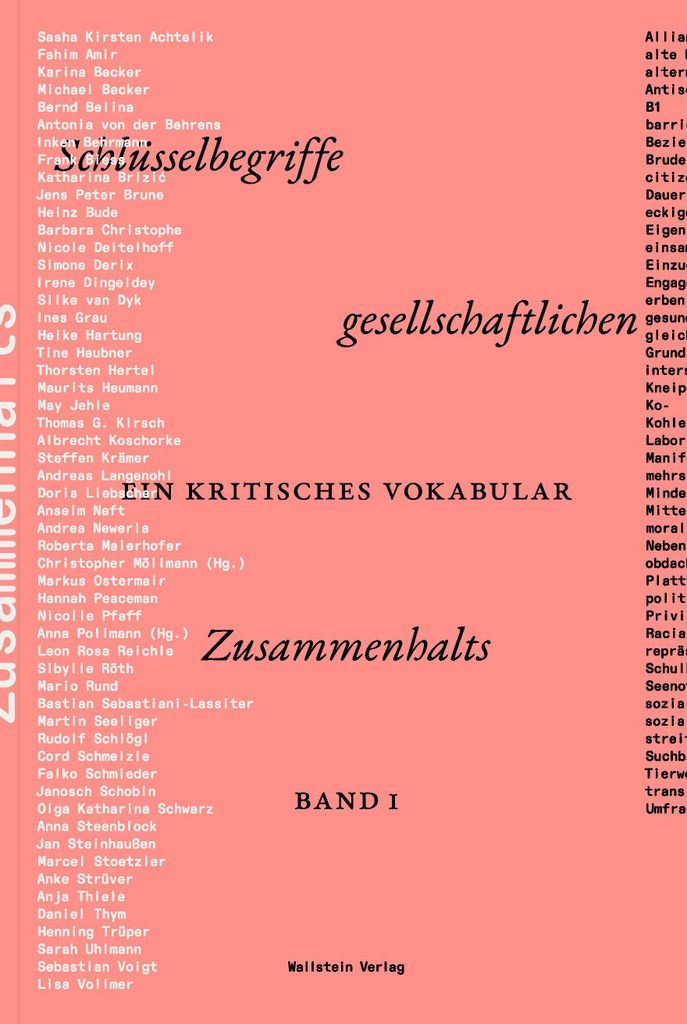 Schlüsselbegriffe gesellschaftlichen Zusammenhalts