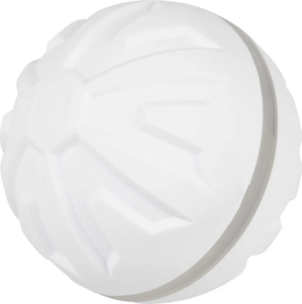 Jouet pour chien Coockoo Boogie Ball blanc - Balle interactive sonore