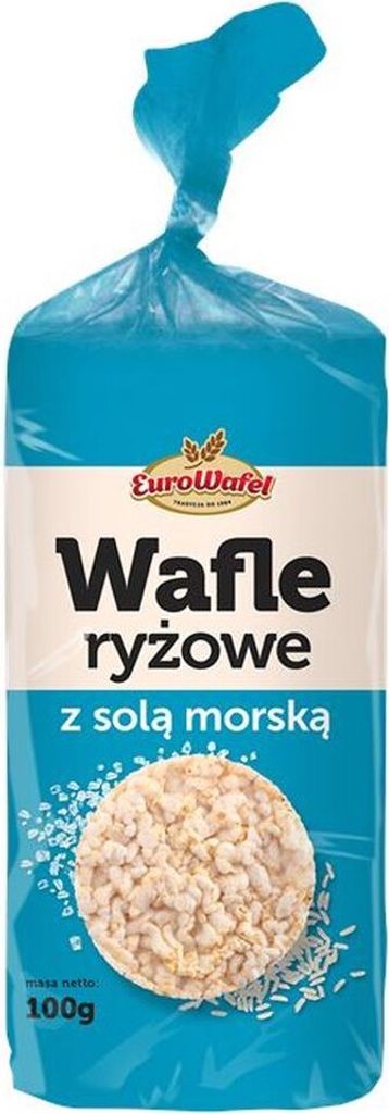 Wafle ryżowe z solą morską Eurowafel 100 g Zdjęcie produktu 
