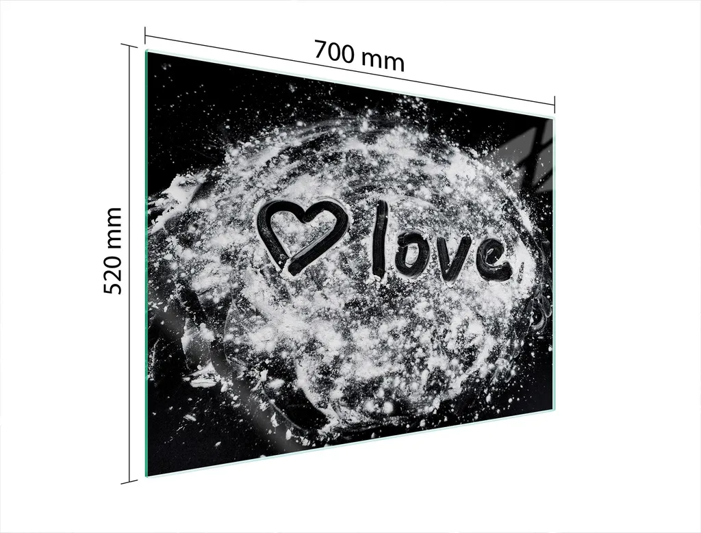 Piastra Protettiva In Vetro Per Cuore 70X52 Cuore