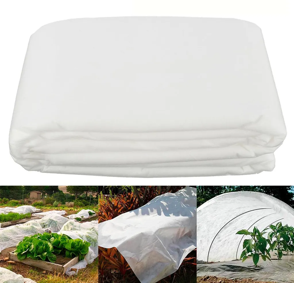 Voile d'hivernage blanc 35g/m² 3x10m pour protection hivernale jardin