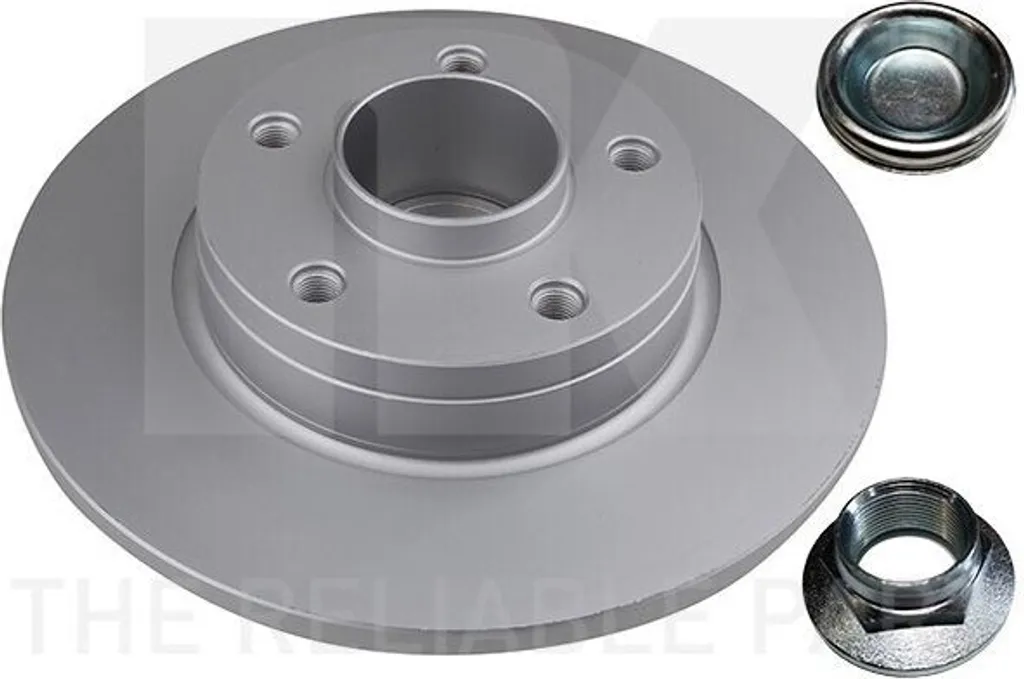 Jeu de disques de frein arrière NK pour OPEL Vivaro A X83 utilitaire 280mm