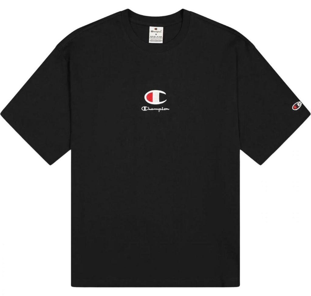 Champion - T-Shirt für Herren, Rundhalsausschnitt PP9304 (XXL) (Schwarz)