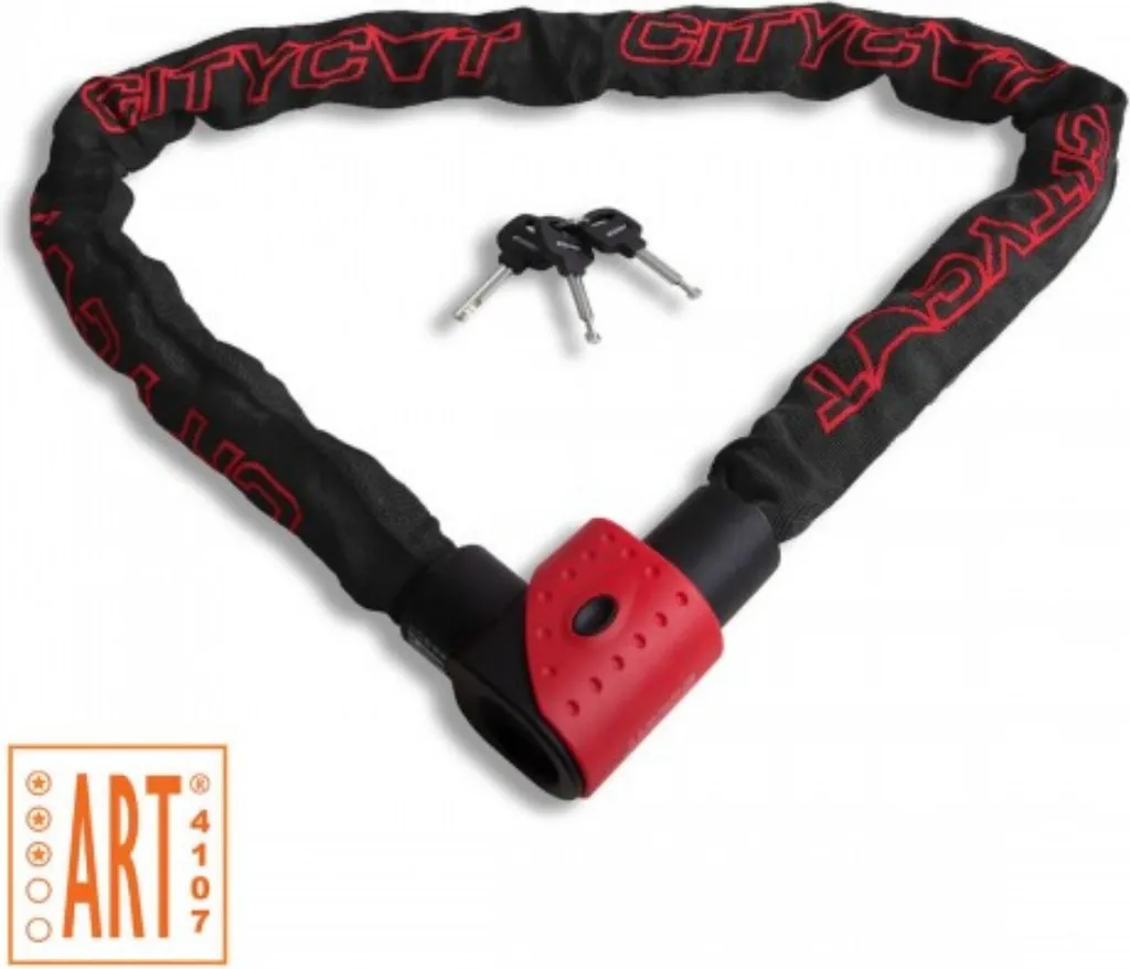 Chaîne antivol haute sécurité LYNX ART 3 pour cycliste et motard urbain