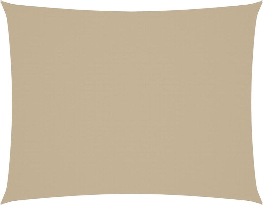 vidaXL Sun Sail Oxford Fabric Obdélníkové 2x3 m Béžová Obrázek produktu 