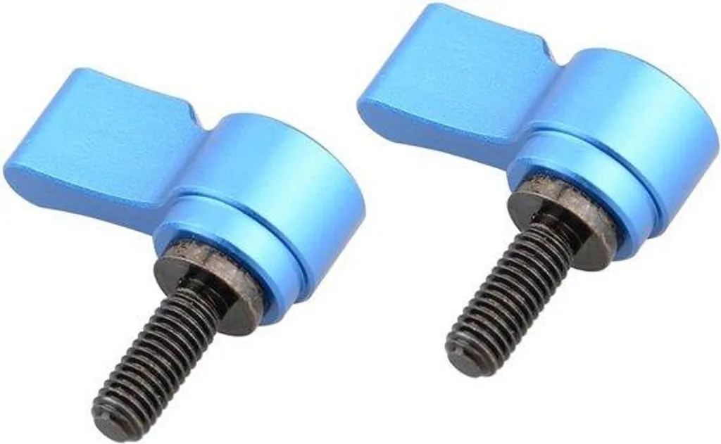 Lot de 2 Vis Métriques M5 Coloris Bleu pour Assemblage et Bricolage