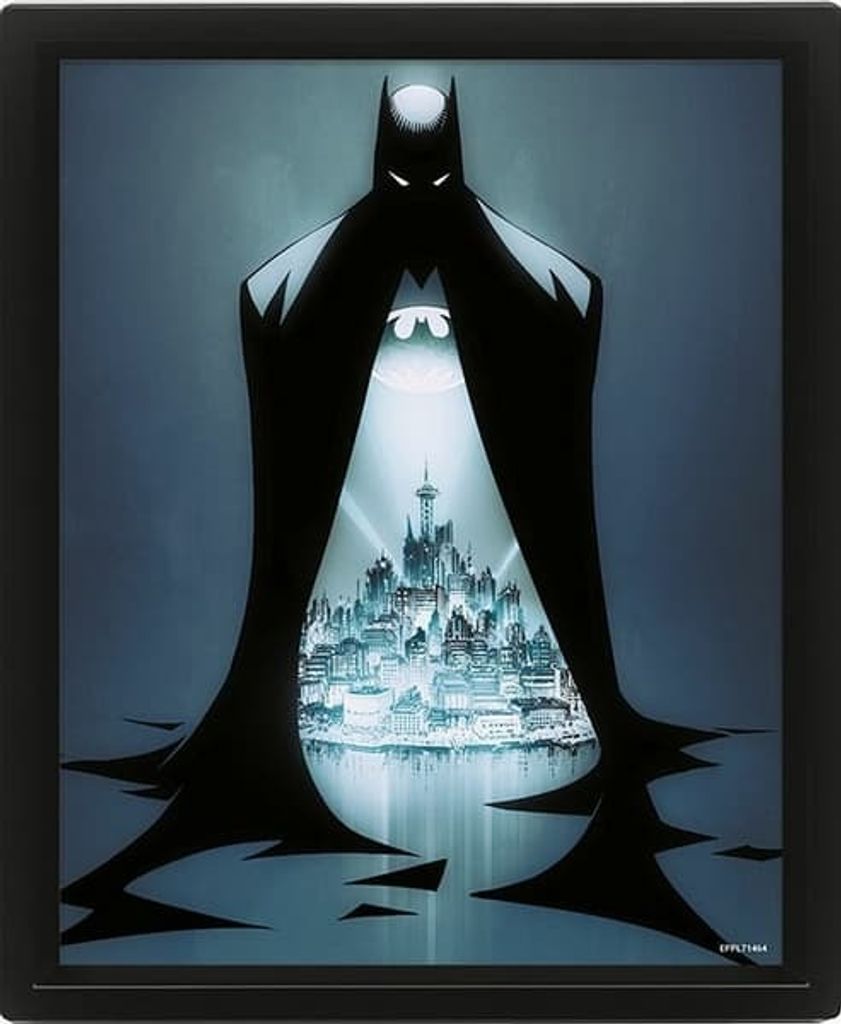 Pyramid International DC Comics 3D-Effekt Poster Set Batman Gotham Protector 26 x 20 cm (3)