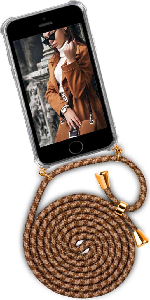 TWIST-Case + TWIST-Cord für iPhone 5S / 5 / iPhone SE, Farbe:Paris 1896 (Gold)