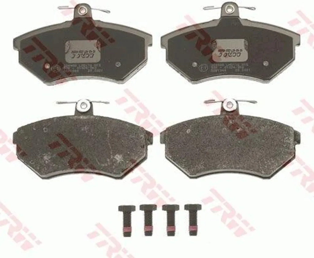 Jeu de plaquettes de frein à disque TRW GDB1044 pour Seat et Volkswagen