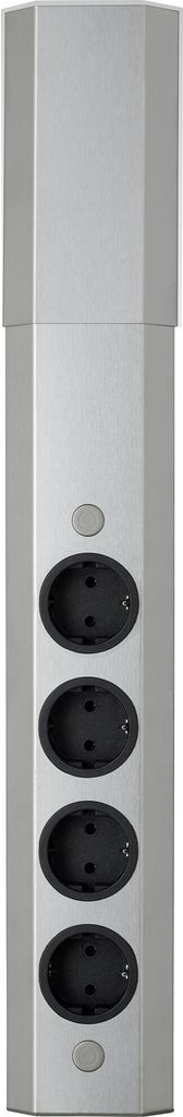 Thebo Steckdosenelement ST 3081 4 fach, Edelstahl, 1 Stück, 176816