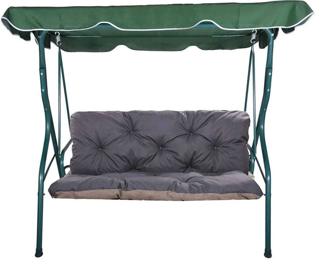 3 sitzer Hollywoodschaukel auflagen Dunkelblau 160 x 60 x 50 cm |Sitzkissen outdoor | polsterauflagen hollywoodschaukel | Gartenkissen | Bankkissen