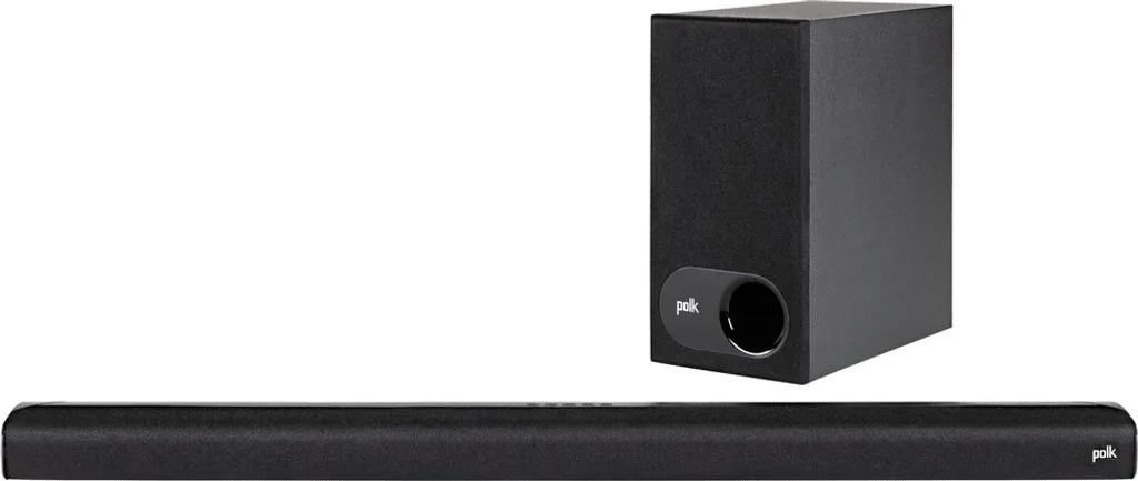 Barre de Son Polk Signa S2 avec Technologie Voice Adjust et Bluetooth Noir