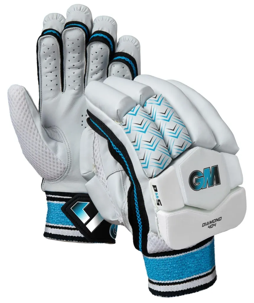 Gants de cricket pour enfant droitier GM Diamond 404 confortables