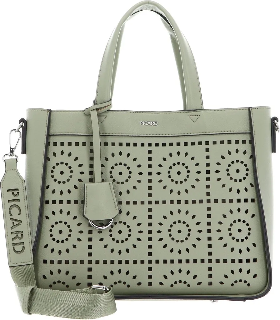 PICARD Sac Shopper Madeira Mentha en Cuir Vert Clair pour Femme
