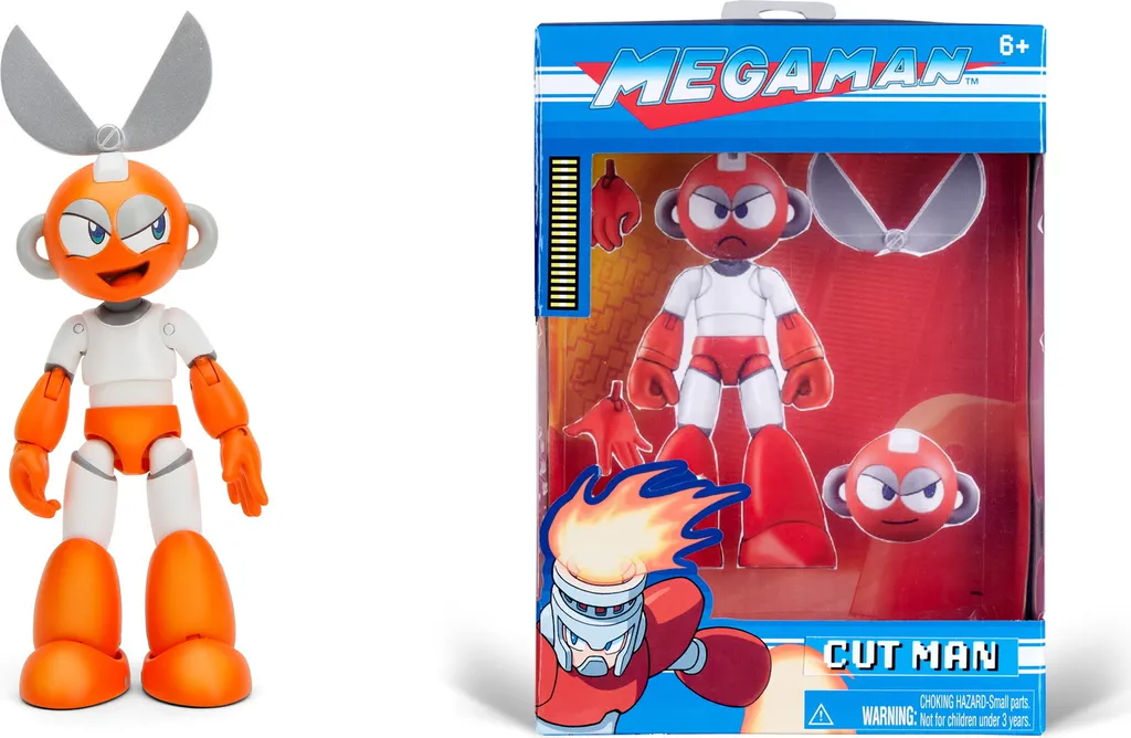 Figurine Mega Man Cut Man 11 cm - Décoration Gaming et Bureau Geek